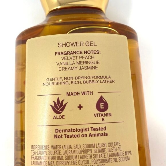 Bath & Body Works Hope Winter Peach Marshmallow Shower Gel Body Lotion Set - Picture 3 of 7